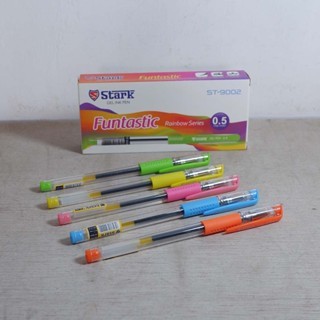 

Squair Pulpen Murah Stark Gel Ink Pen Funtastic Rainbow ST-9002