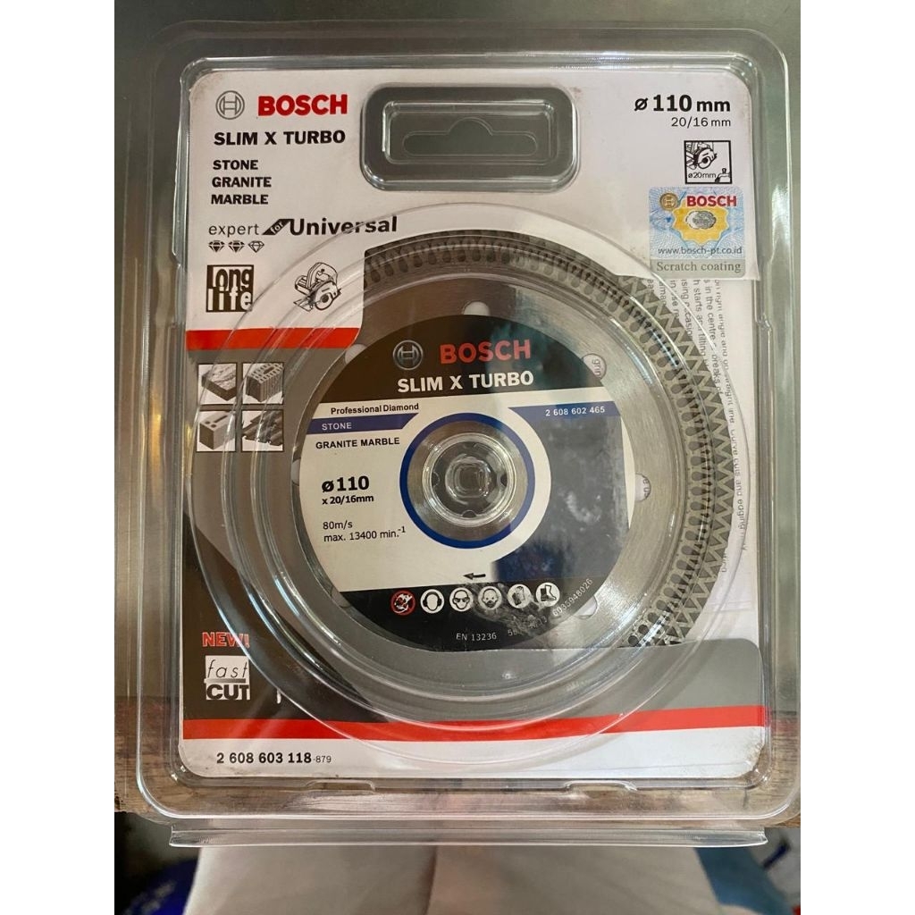 BOSCH MATA GERINDA TURBO BATIK 4 INCH / MATA GERINDA POTONG GRANIT KERAMIK