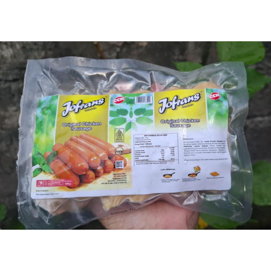 

jofrans sosis ayam bakar mini 500gr 12pcs