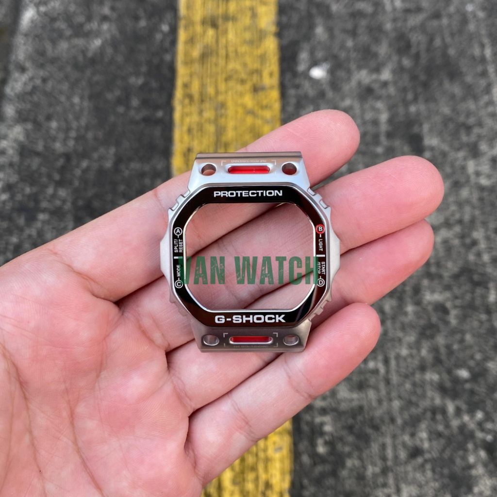 BEZEL Virtual Amor Silver / Perak Custom DW 5600 GW B5600 GWM 5610 GWM 5600 GWM 5630 GLS 5600 GLX 56