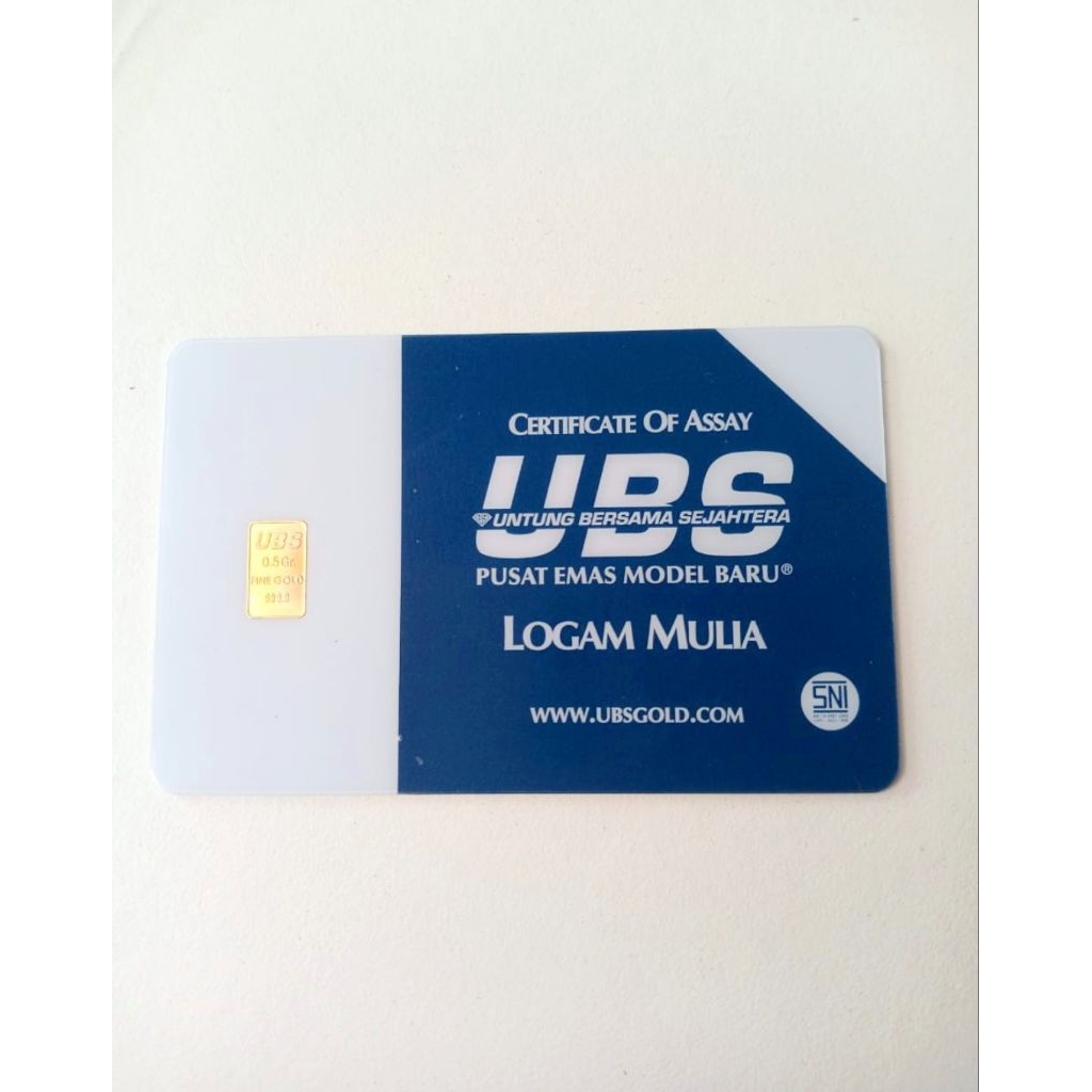 LOGAM MULIA 0,5 GRAM UBS