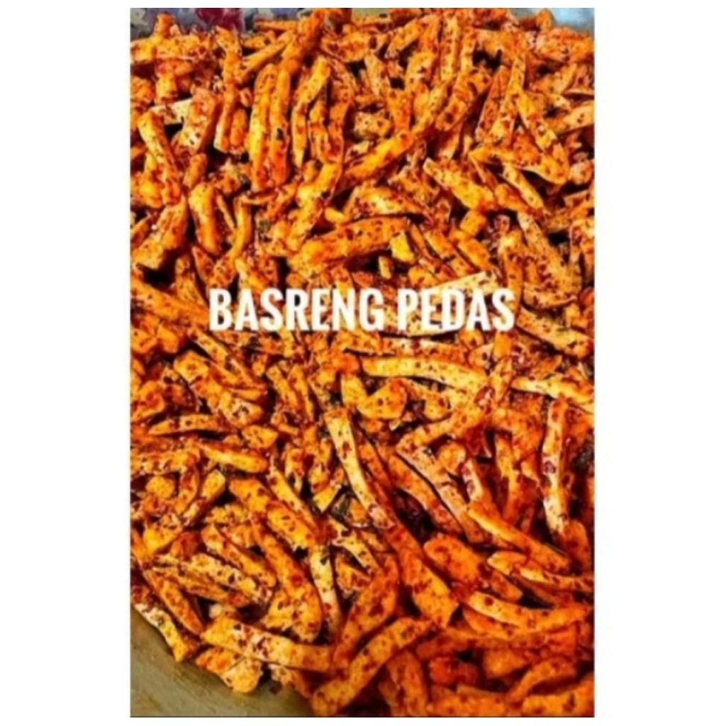 

BASRENG STIK EXTRA PEDAS DAUN JERUK KEMASAN500gram