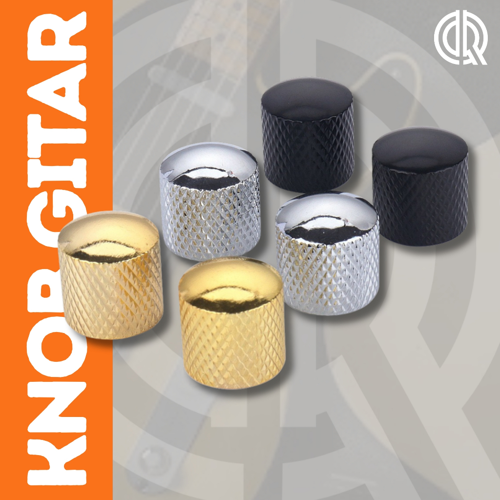 knob knop potensio gitar elektrik bahan besi