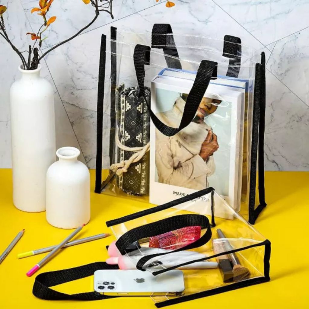 totebag transparan tas PVC transparan