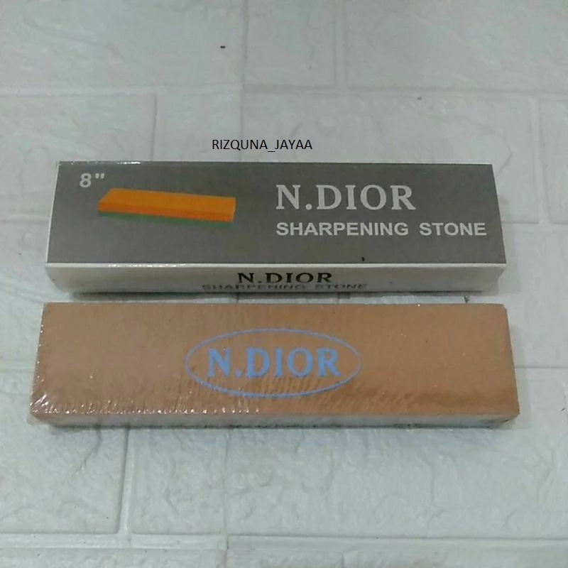Batu Asah / Ungkal / Asahan Pisau dan Arit Merk N DIOR 8"
