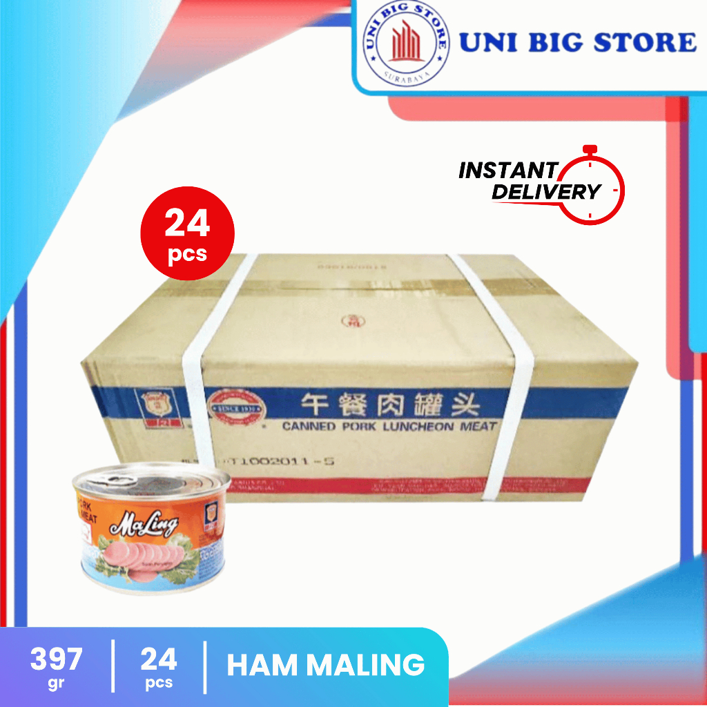 

Ham Maling TTS 397gr - Pork Ham Meat UJANRUK x 24 pcs DUS