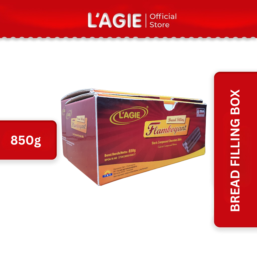 

Lagie Bread Filling Chocolate Compound Hitam Stick 850gr