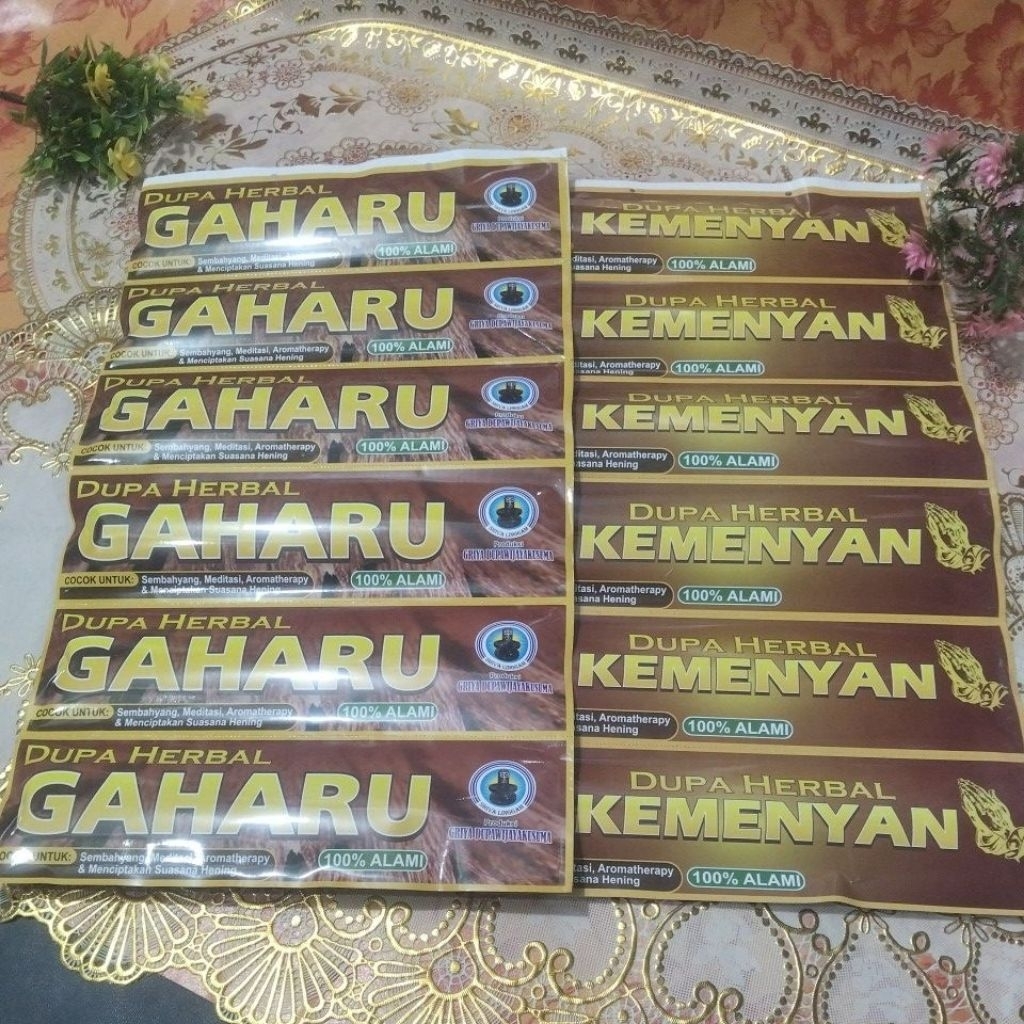 hio dupa herbal alami griya dupa/herbal gaharu dan herbal kemenyan/dupa renteng/perbks