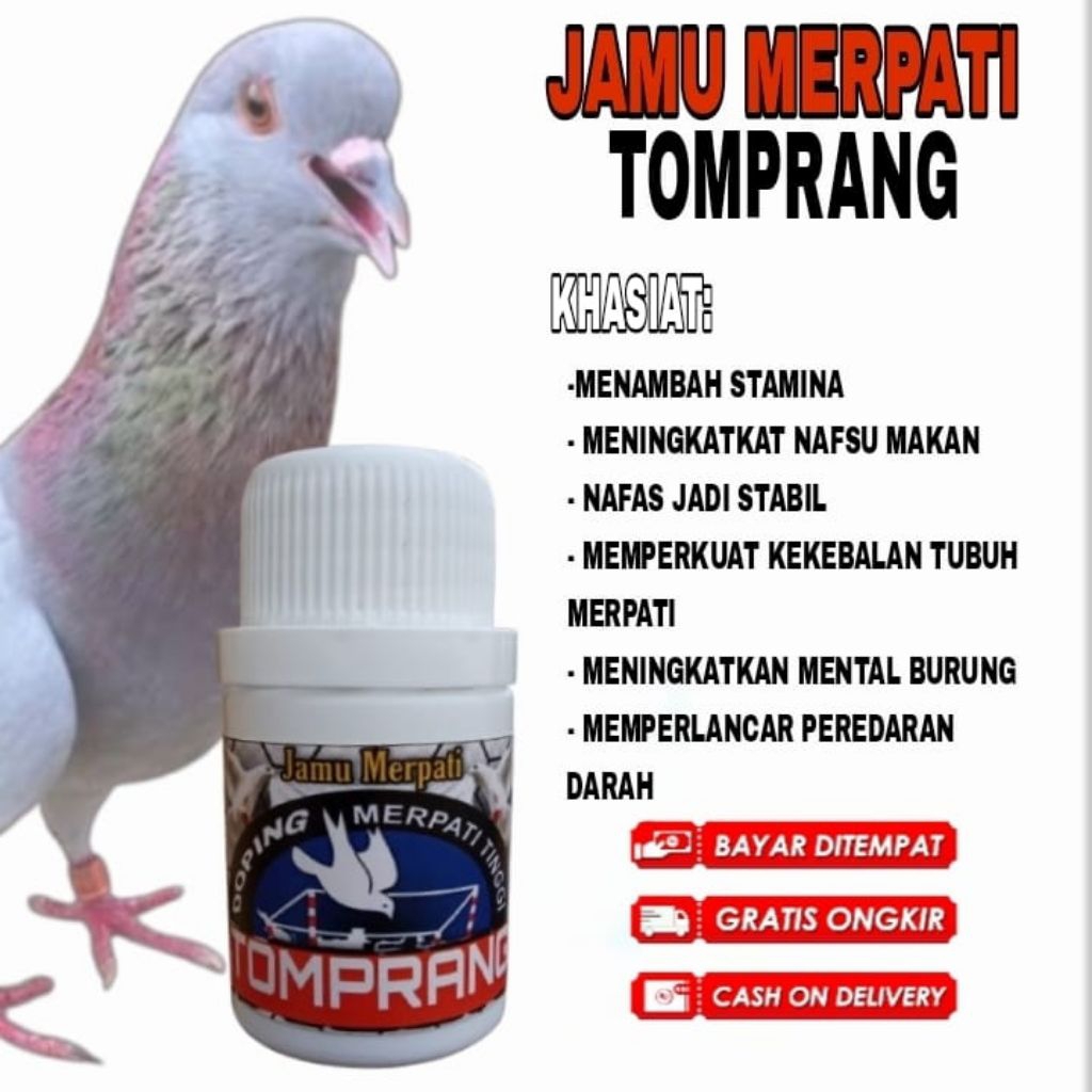PROMO JAMU MERPATI TOMPRANG KEKET LOS DOOR 100 BUTIR Doping merpati kolong losdor stut door super ke
