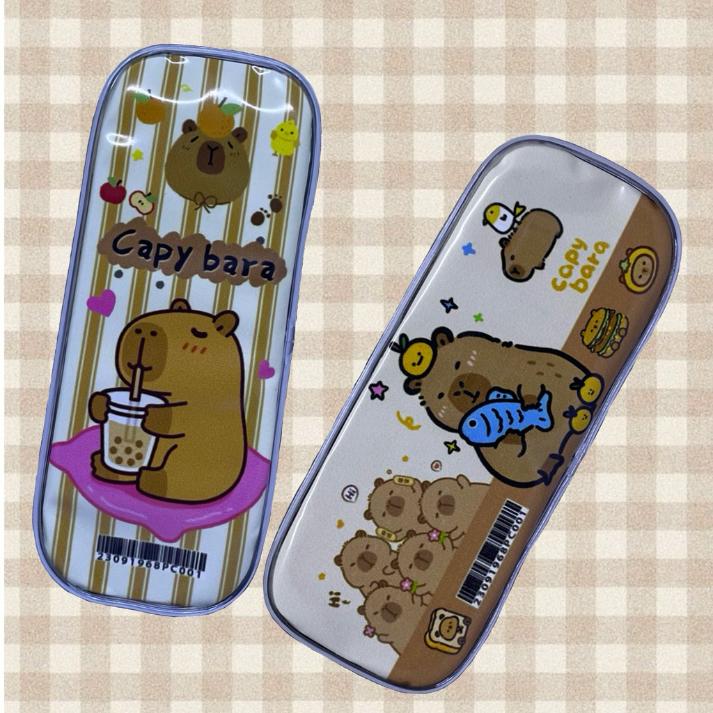 

Pencil Case - Kotak Pensil segi empat My Melody and Capy Bara