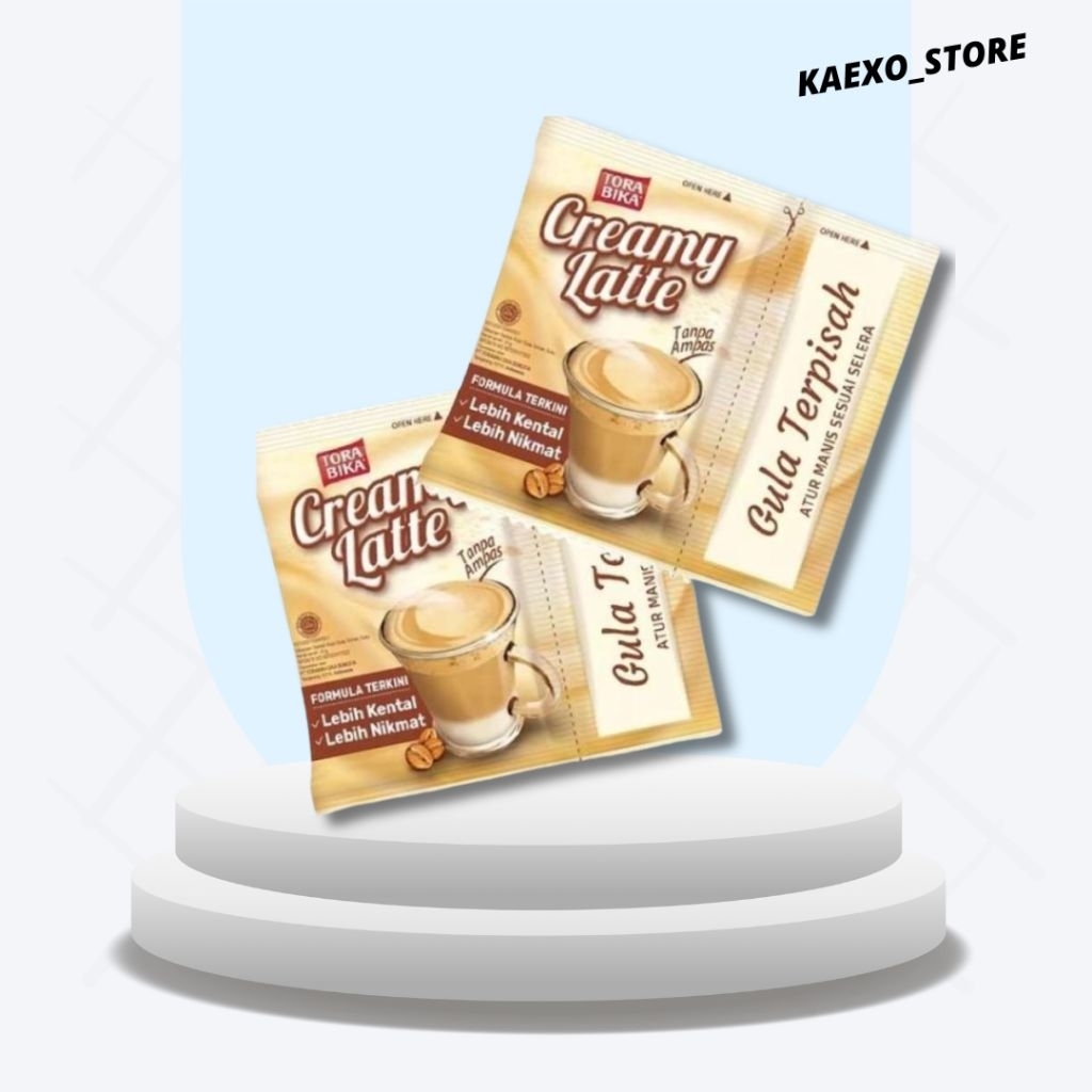 

Tora Bika creamy Latte || Harga per Sachet