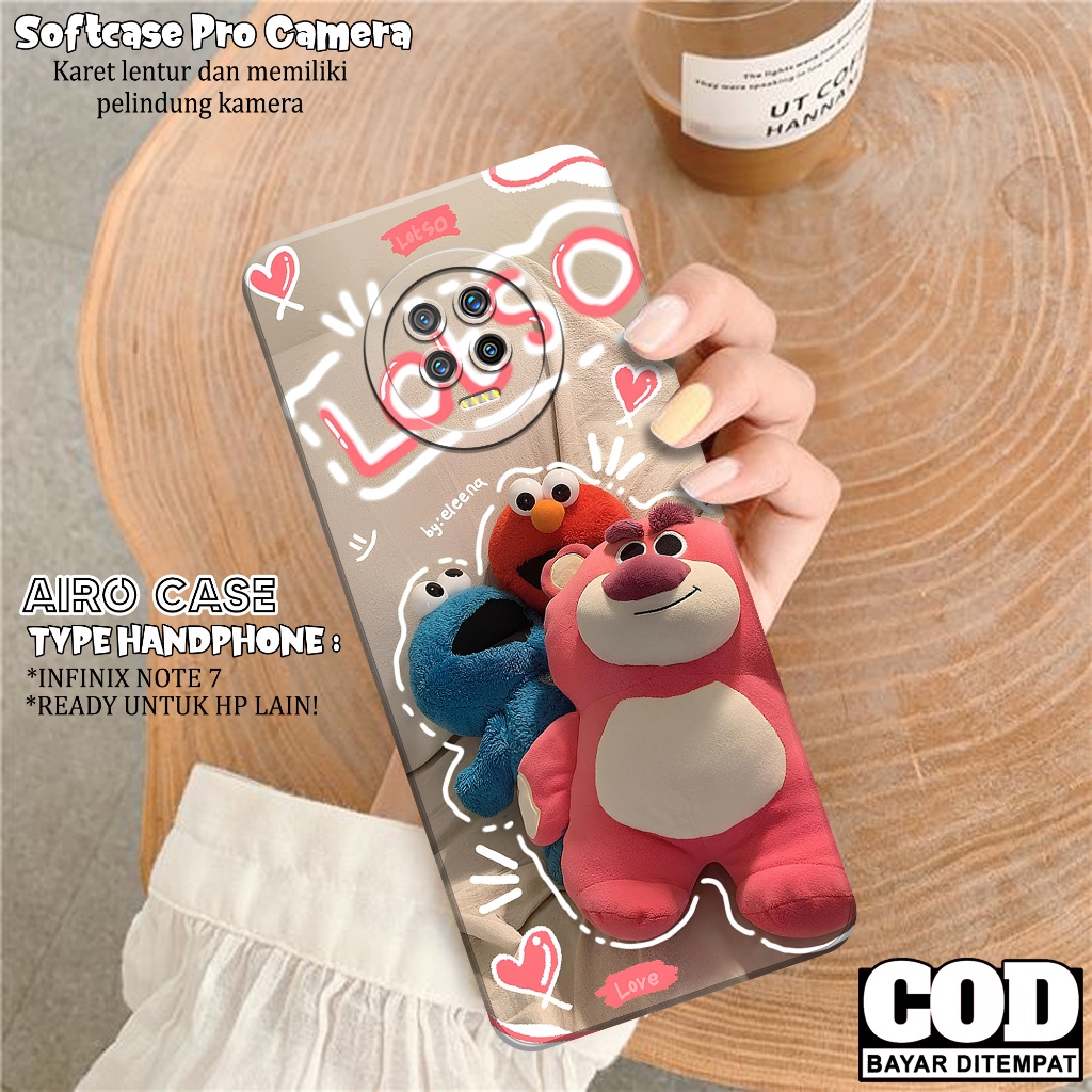 Case INFINIX NOTE 7 - Softcase INFINIX NOTE 7 - Fashion Case KARTUN - Casing INFINIX NOTE 7 - Softca