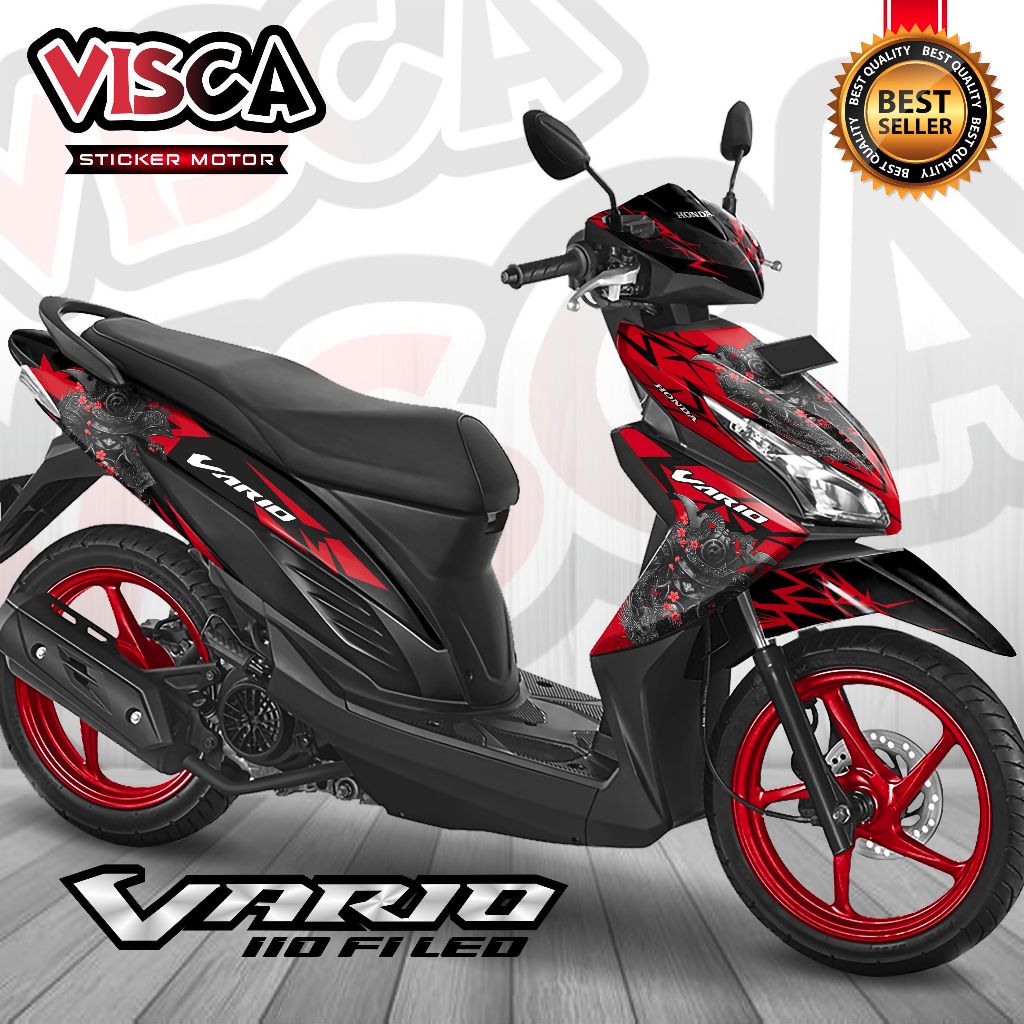 Decal Vario 110 Fi Led Full Body Stiker Vario 110 Fi Led Full Body Striping Vario 110 Fi Led Full Bo