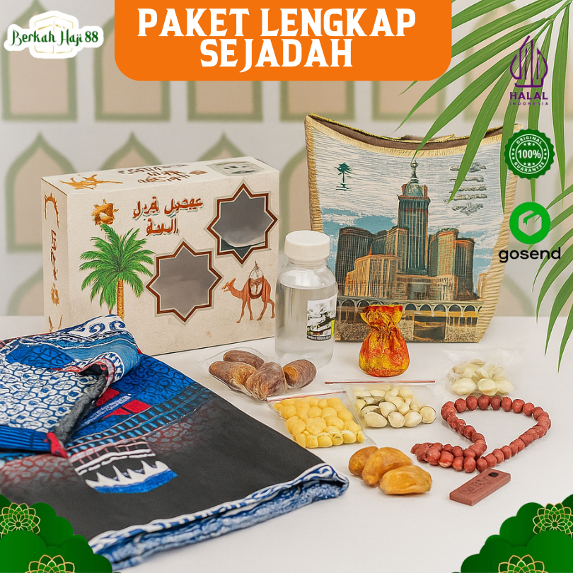 

Paket Hemat Murah oleh oleh umroh dan haji tanpa air zamzam GRATIS Botol 80ml