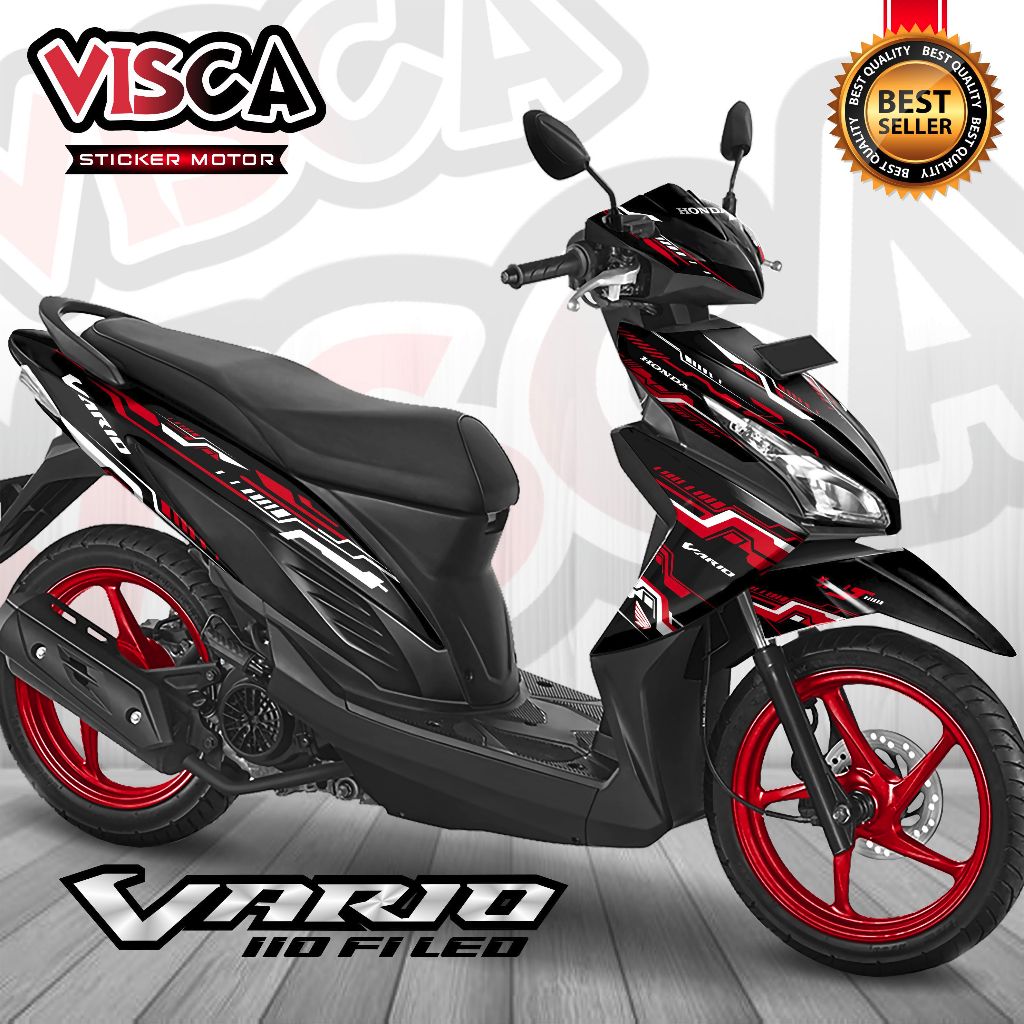 Decal Vario 110 Fi Led Full Body Stiker Vario 110 Fi Led Full Body Striping Vario 110 Fi Led Full Bo