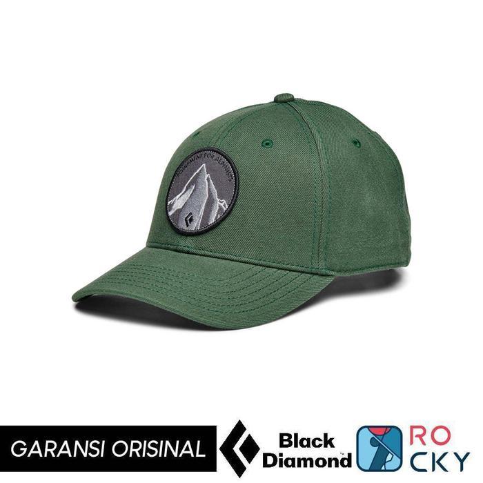 Topi Black Diamond Brushed Baseball Cap Color Cypress