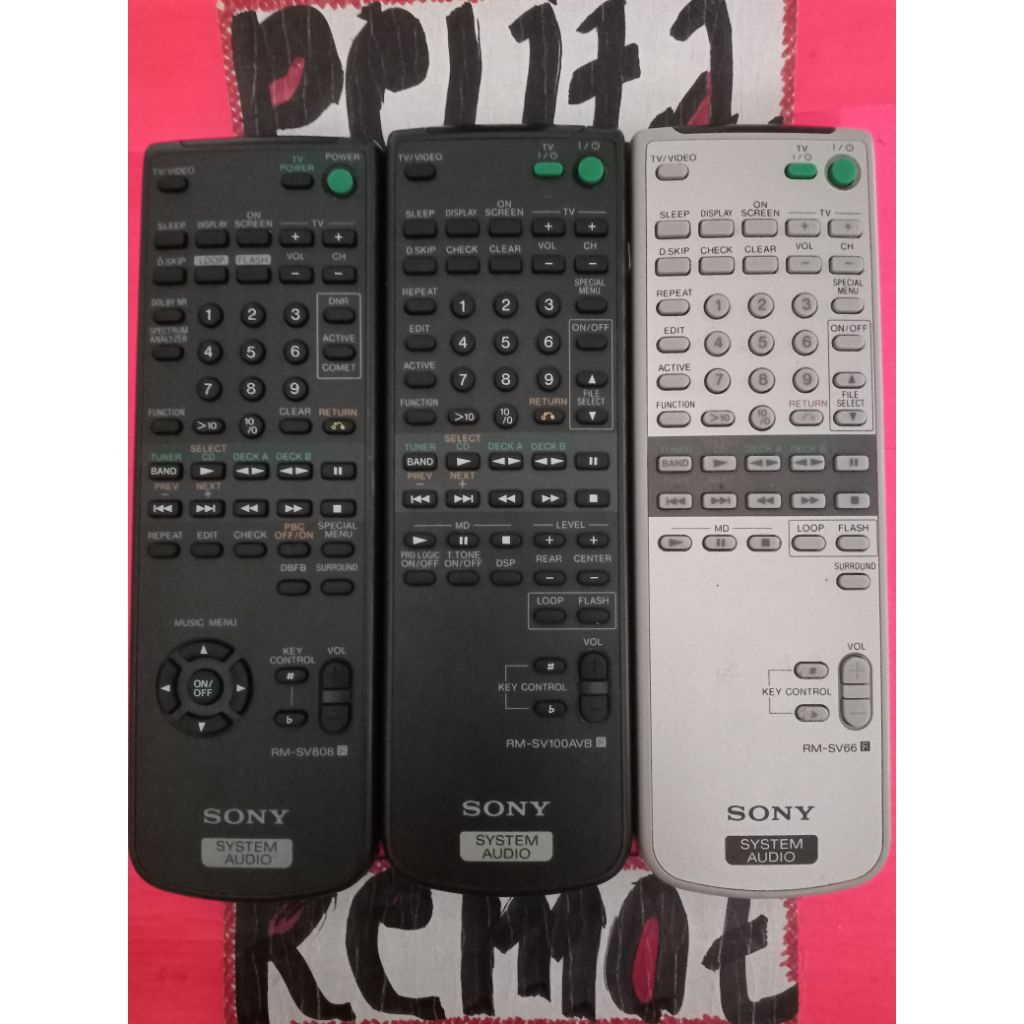 Remot compo tape DVD Sony original terlengkap