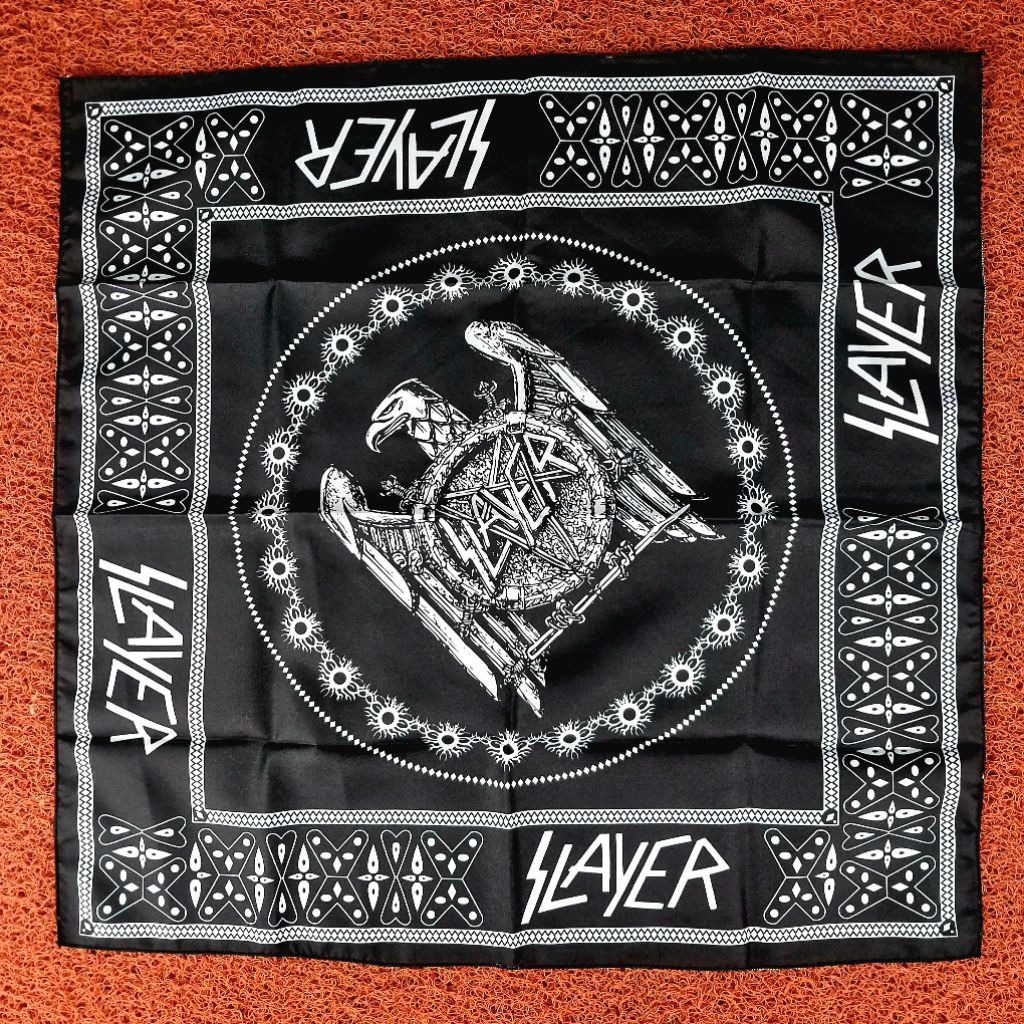 SLAYER BANDANA MUSIK / BAND SLAYER PREMIUM BEST QUALITY