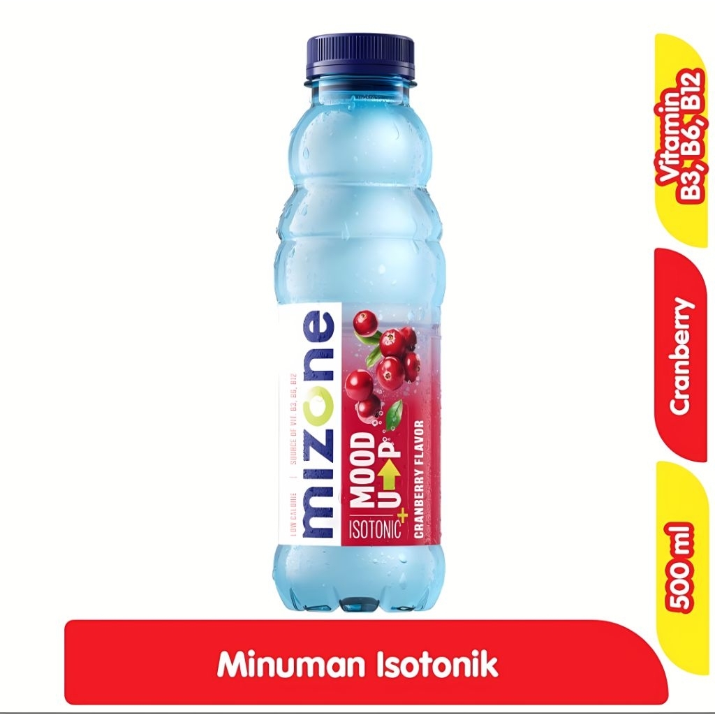 

MIZONE Minuman Isotonik Aneka Rasa 500ml (Isi 12 Botol)