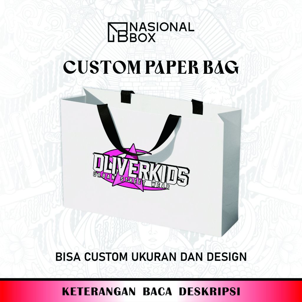 

Cetak Paper Bag / Shoping Bag Custom Design Premium