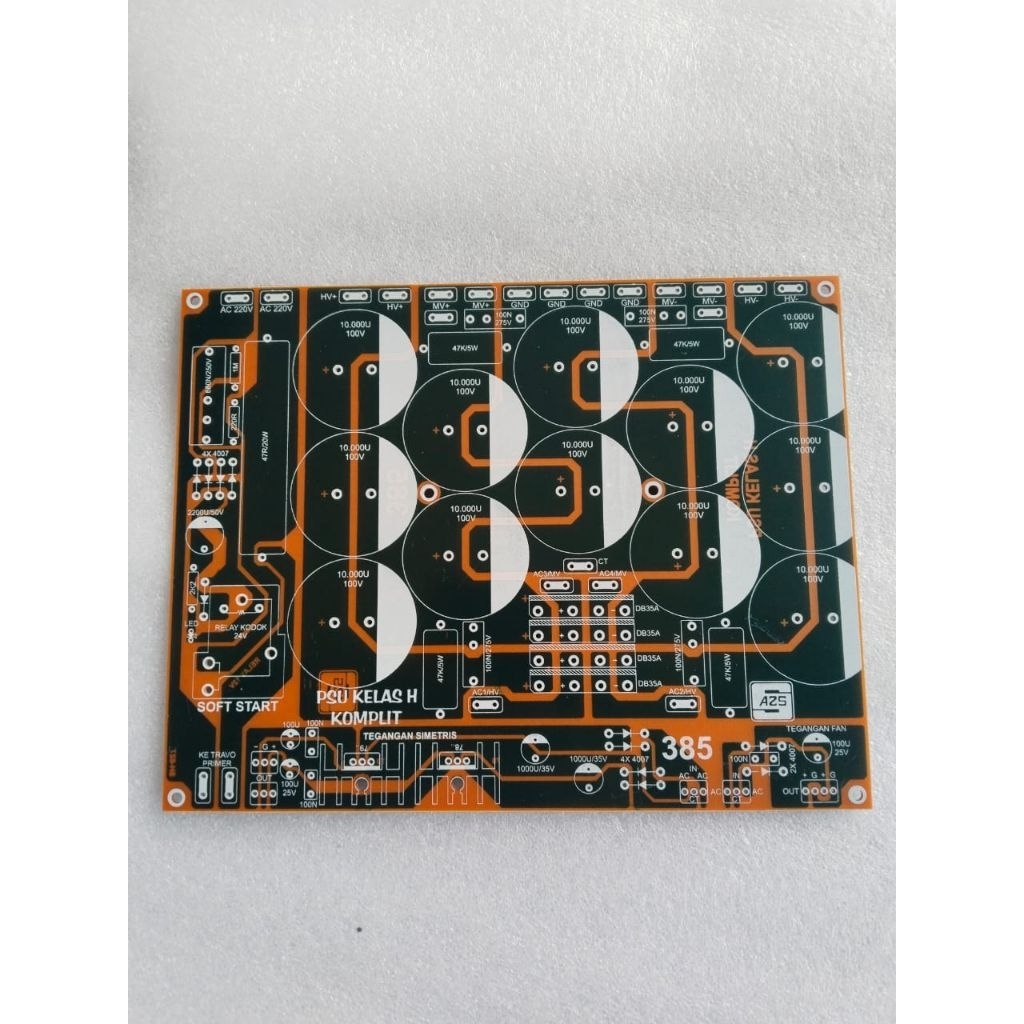 PCB Power Supply 12 Elco Class H Komplit  385