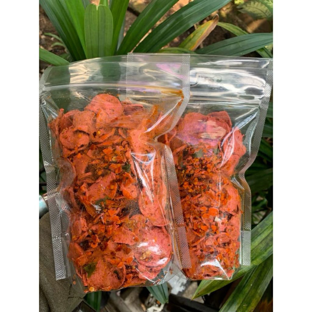 

sosis goreng kering pedas daun jeruk UK 250 gram