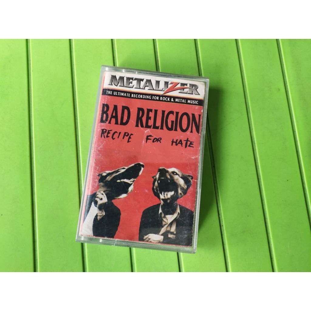 Kaset pita Bad Religion Recipe for hate Metalizer