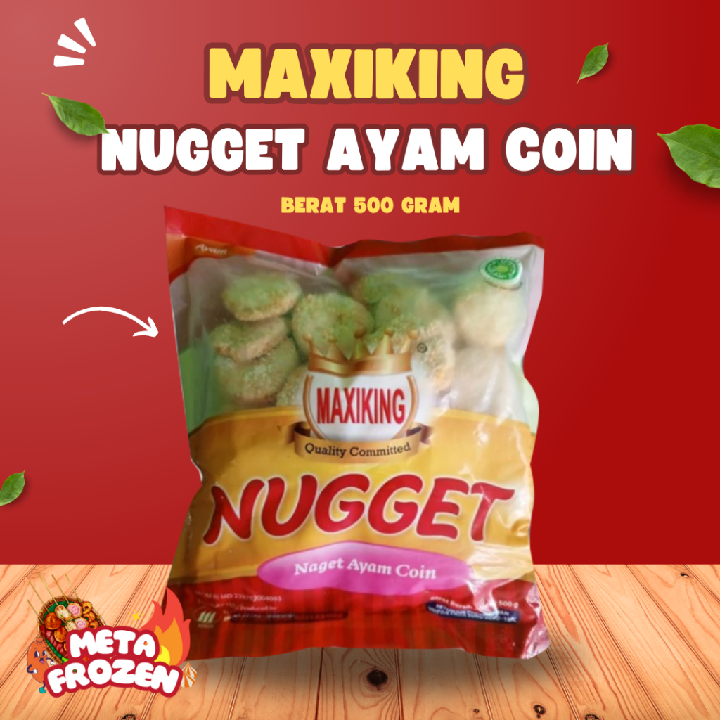 

Nuget Ayam Maxiking Koin 500 Gr / Nugget Ayam
