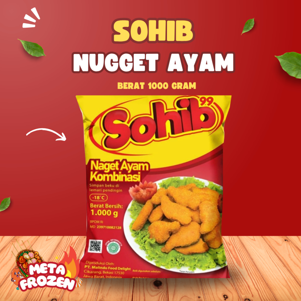Sohib Nugget Ayam 1 Kg / Nugget Ayam 1kg Termurah