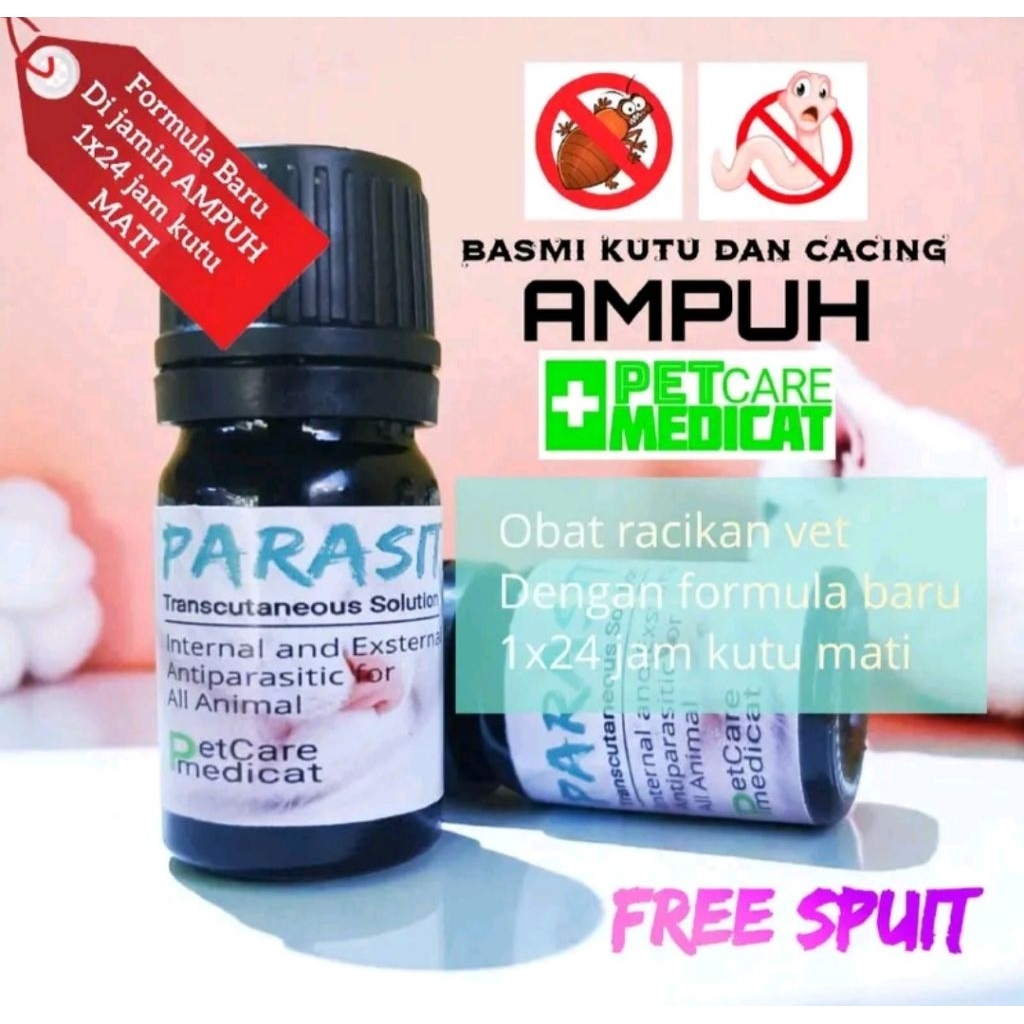 Obat Kutu Kucing  PARASITE FORMULA BARU Obat Cacing Ampuh Obat Kutu Kucing Ampuh Obat Kutu Ampuh Oba