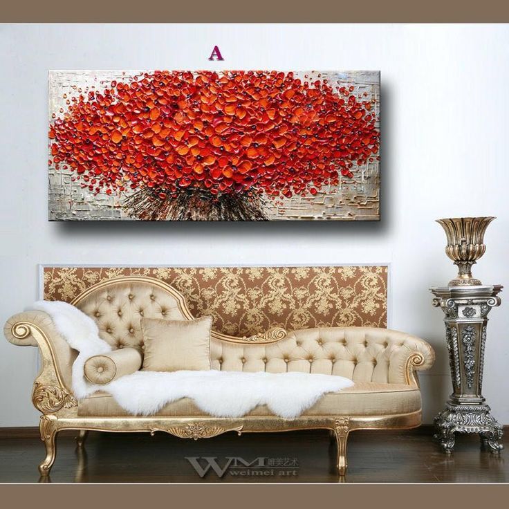 lukisan bunga mawar merah