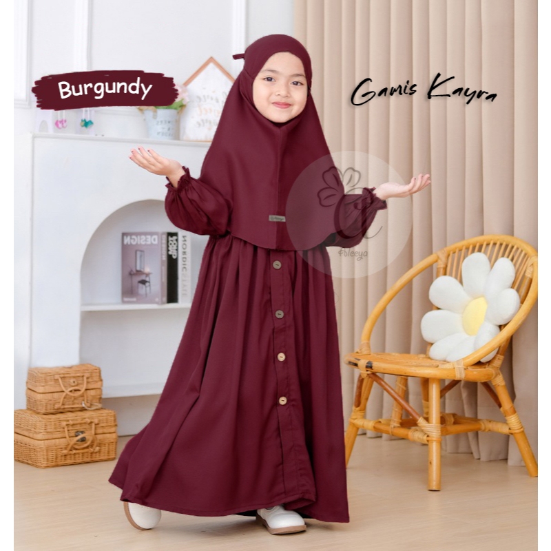 Gamis Anak Muslim Set Hijab Anak Perempuan
