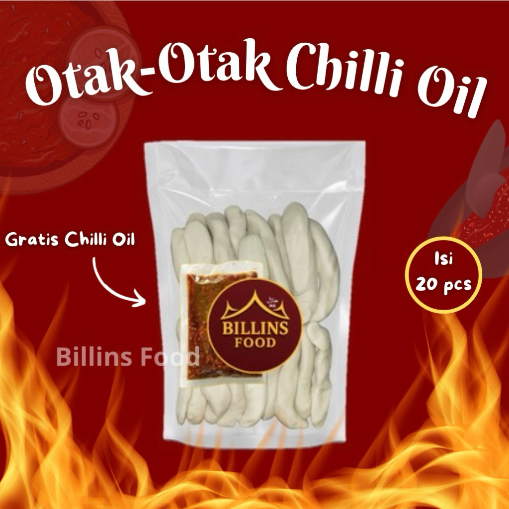 

OTAK-OTAK CHILLI OIL 1 PACK ISI 20 PCS BILLINS FOOD