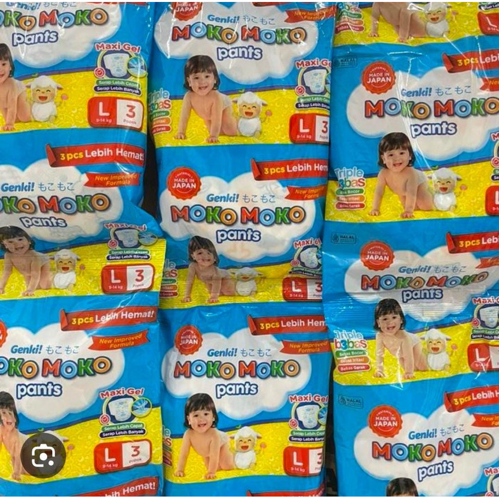 MOKO MOKO PANTS SIZE L ISI 3 1 RENCENG