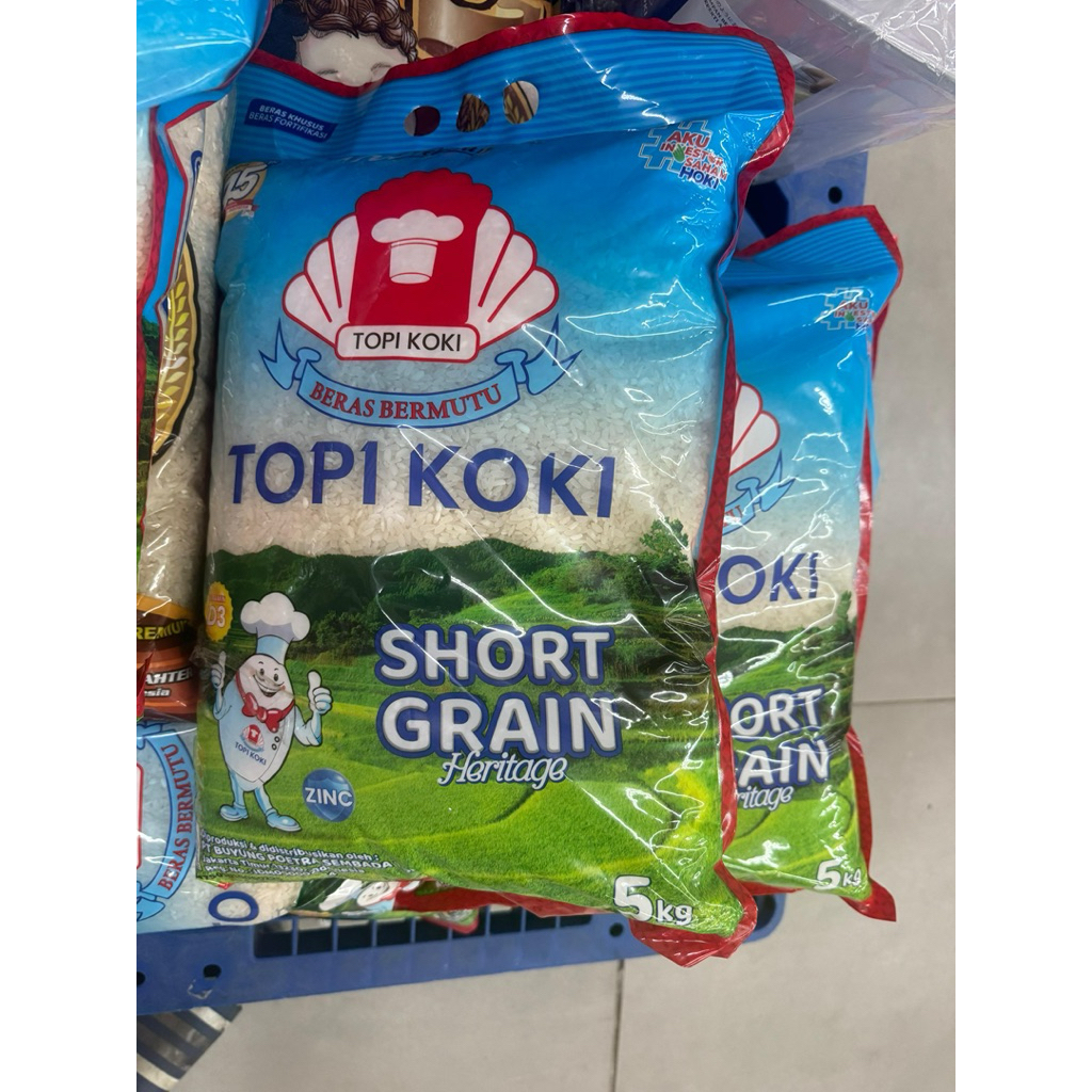 

Beras Topi Koki Short Grain Heritage 5 kg