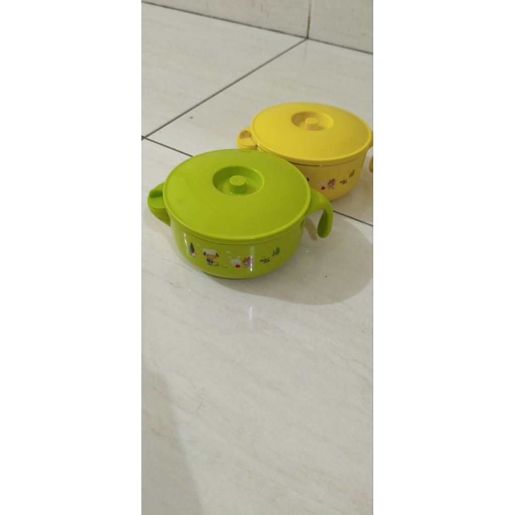 Preloved mangkok stainless babysafe