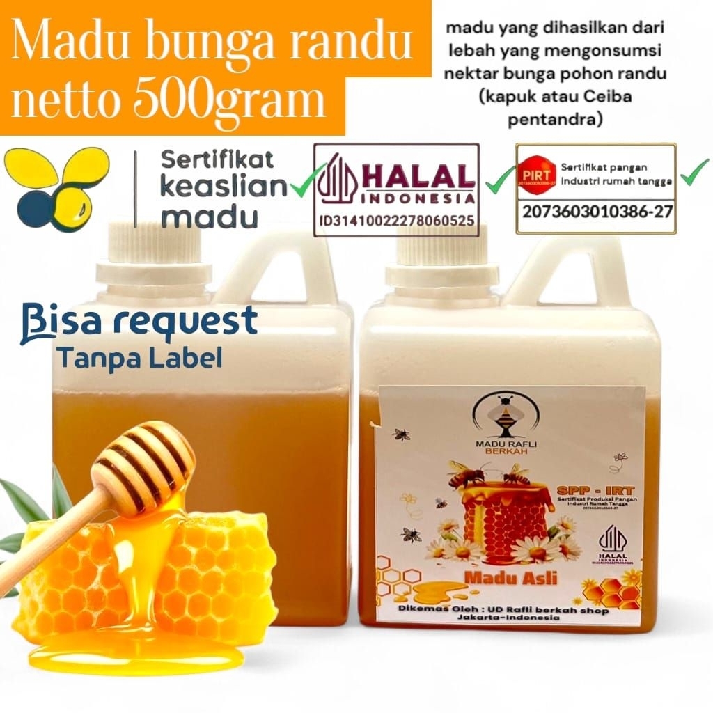 

madu randu isi 600gr