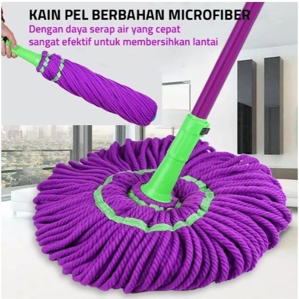 Alat Pel Lantai Peras Otomatis 1109 - Kain Pel Lantai Kain Pel Peras Otomatis - Pel Pelan Lantai