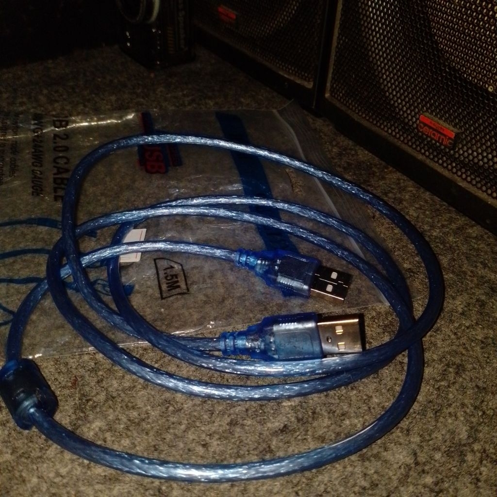Kabel USB To USB Panjang 1 meteran Masih Baru