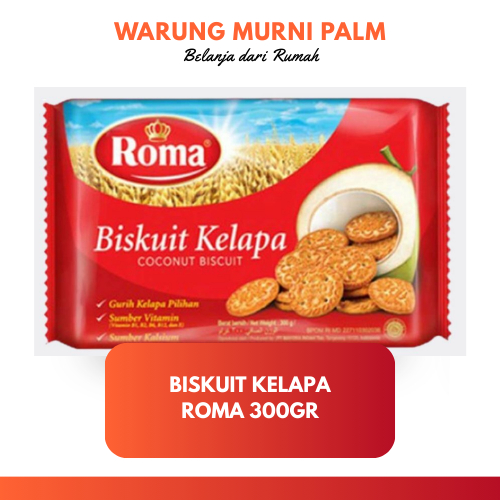 

ROMA KELAPA BISKUIT 300GR 300 GRAM