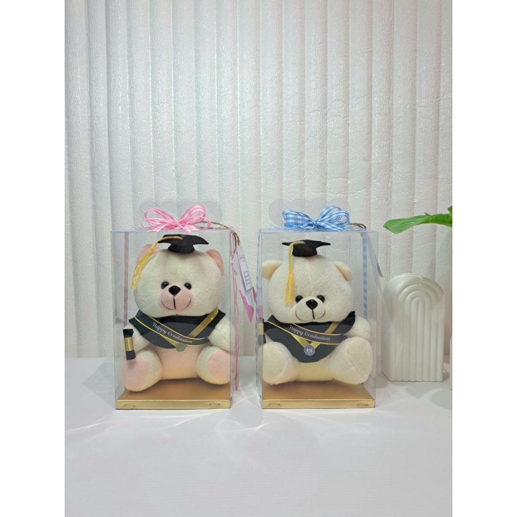 Kado boneka wisuda mika / hadiah boneka wisuda mika murah