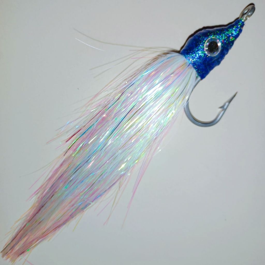 Jigging dan Umpan Cumi Serat Sutra dan cumi Karet assist hook, Umpan Cumi  - bisa Umpan Metal Jig um