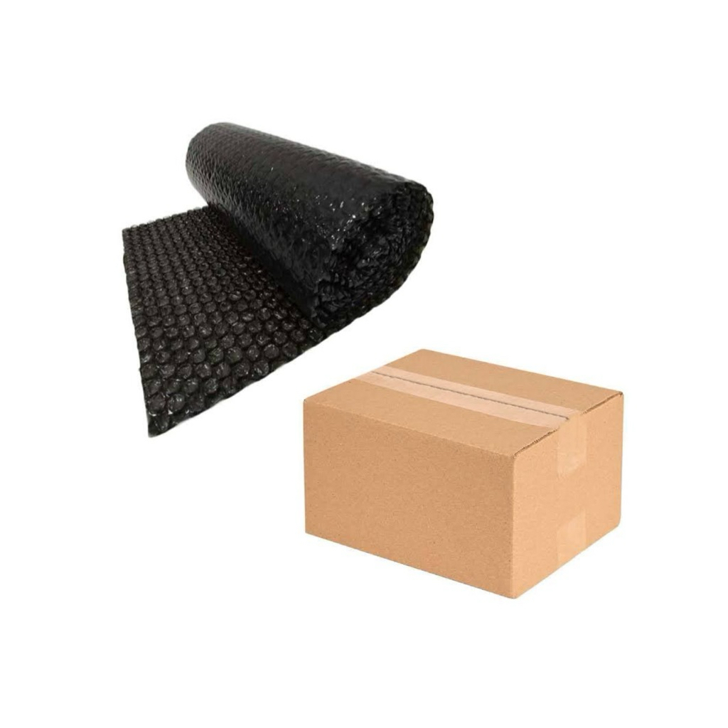 

Tambahan packing bubble wrap dan double box