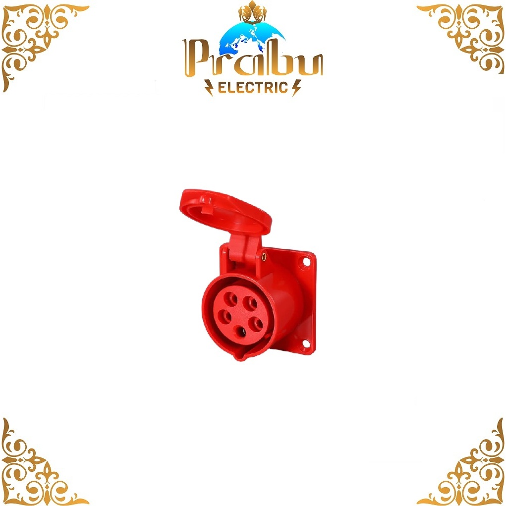PANEL SOCKET 5 PIN 32A 325 / PANEL SOCKET MOUNTING 5 PIN 32A 325 IP44