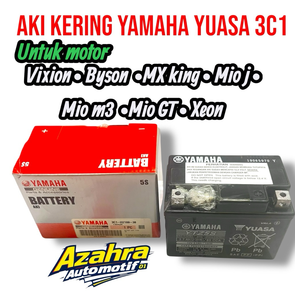 Aki Kering Yamaha Yuasa Yamaha Byson Mx king Vixion Mio GT Xeon Mio J Mio M3 R15 Jupiter Z New Jupit