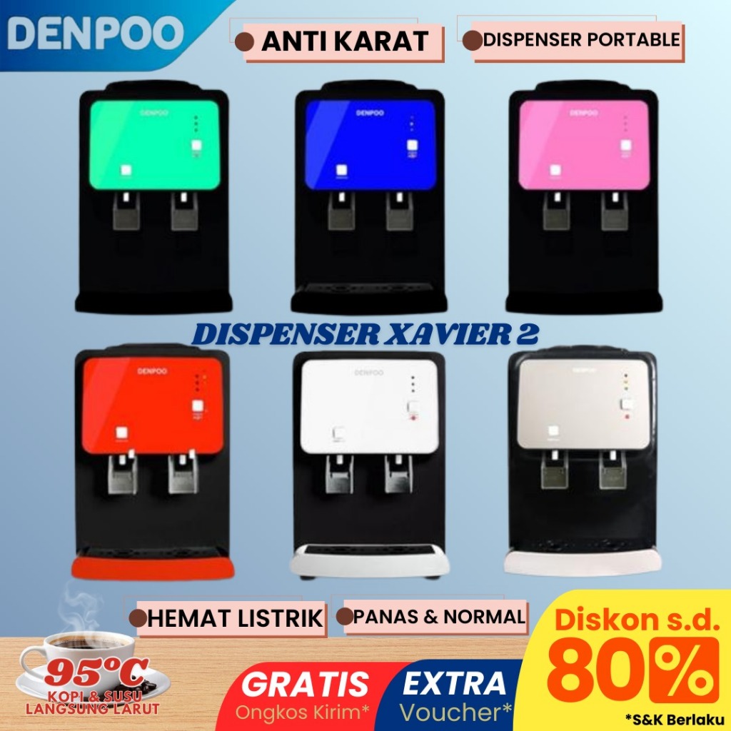 Dispenser Low watt Xavier / Dispenser Galon Atas Xavier Denpoo