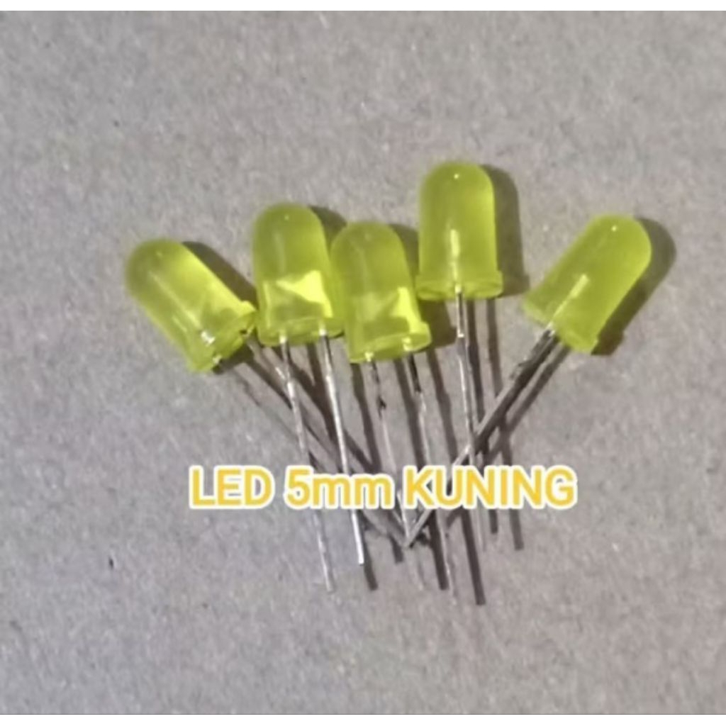 LED 5mm warna kuning merah
