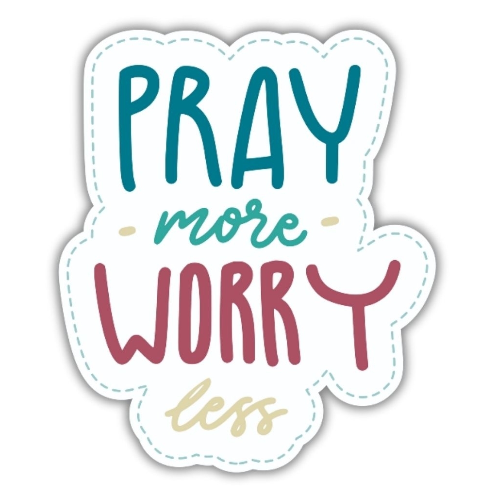 

Pembatas Buku Magnet | Magnetic Bookmark | Pray More Worry Less