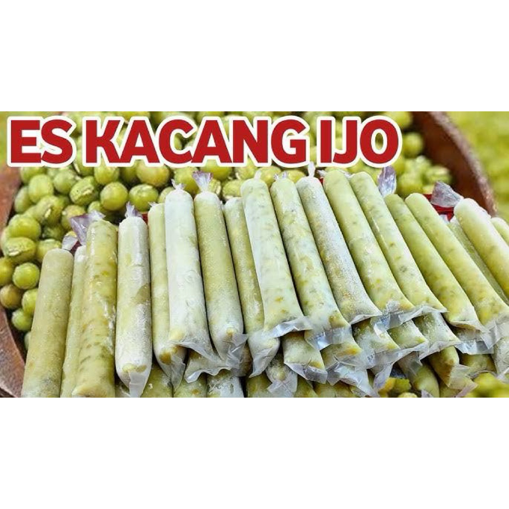 

Es Kacang Hijau Isi 50+FREE 2 | Es Lilin Segar | Es Stick | Camilan