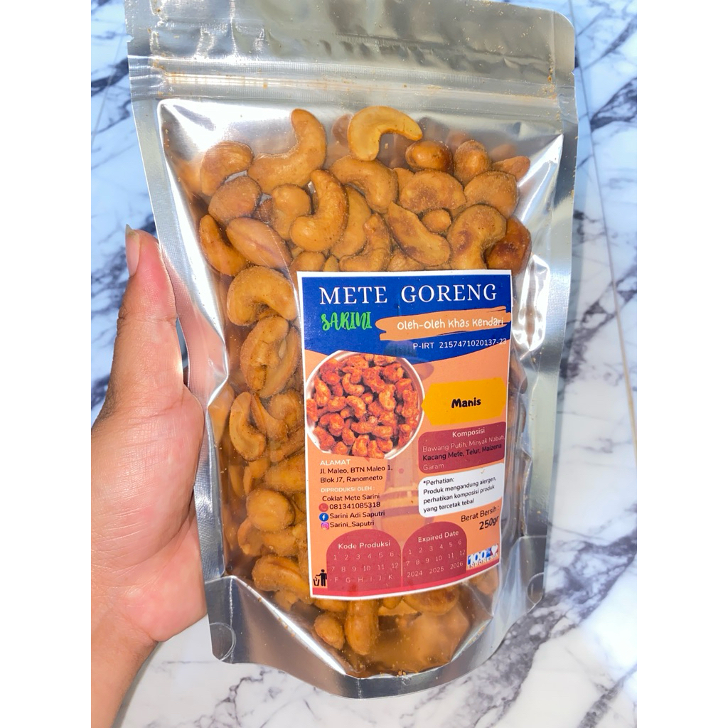 

Mete Goreng Manis 250gr